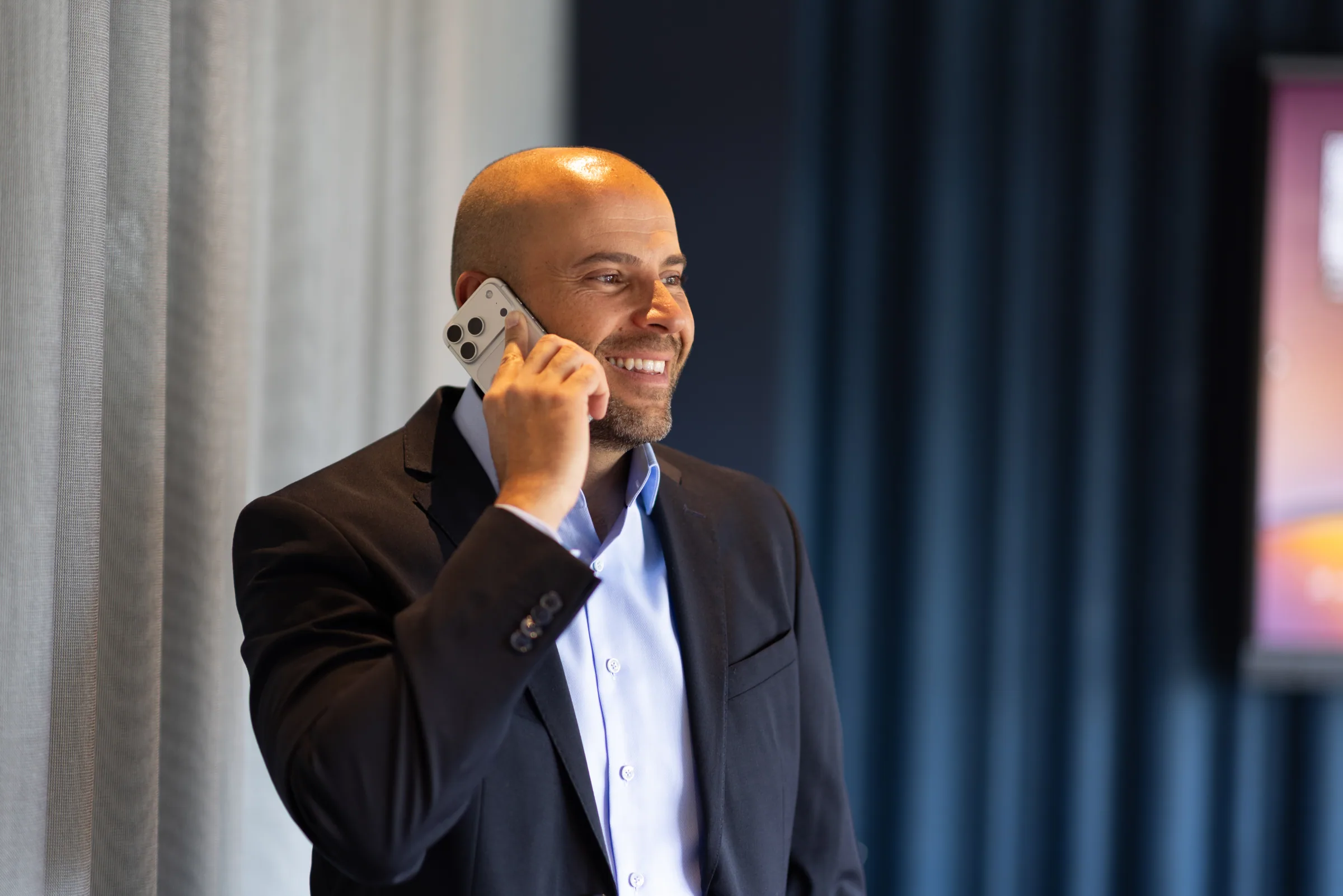 Zoran Peric im persönlichen Telefongespräch